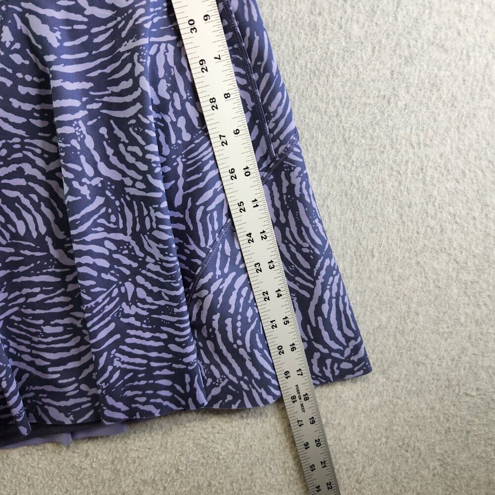 Athleta Skort Womens 2X Purple Ace Printed 13.5" Tennis Skirt Grip Leg Openings - Picture 11 of 14